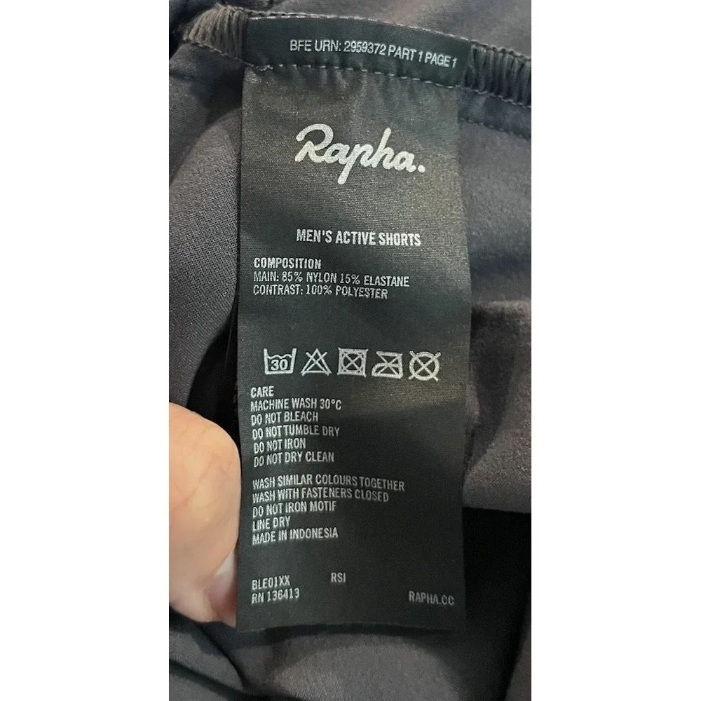 Rapha Gray Men's Activewear Cycling Pull On Shorts Size‎ Medium